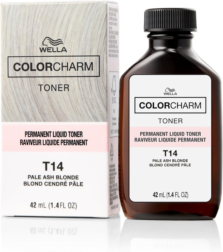 Wella ColorCharm Hair Toner, T14 Silver Lady, 1.4 fl oz