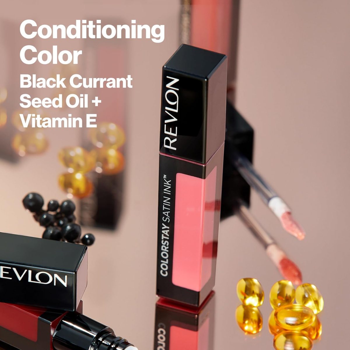⁦Revlon ColorStay Satin Ink Liquid Lipstick - Your Go To⁩ - الصورة ⁦5⁩
