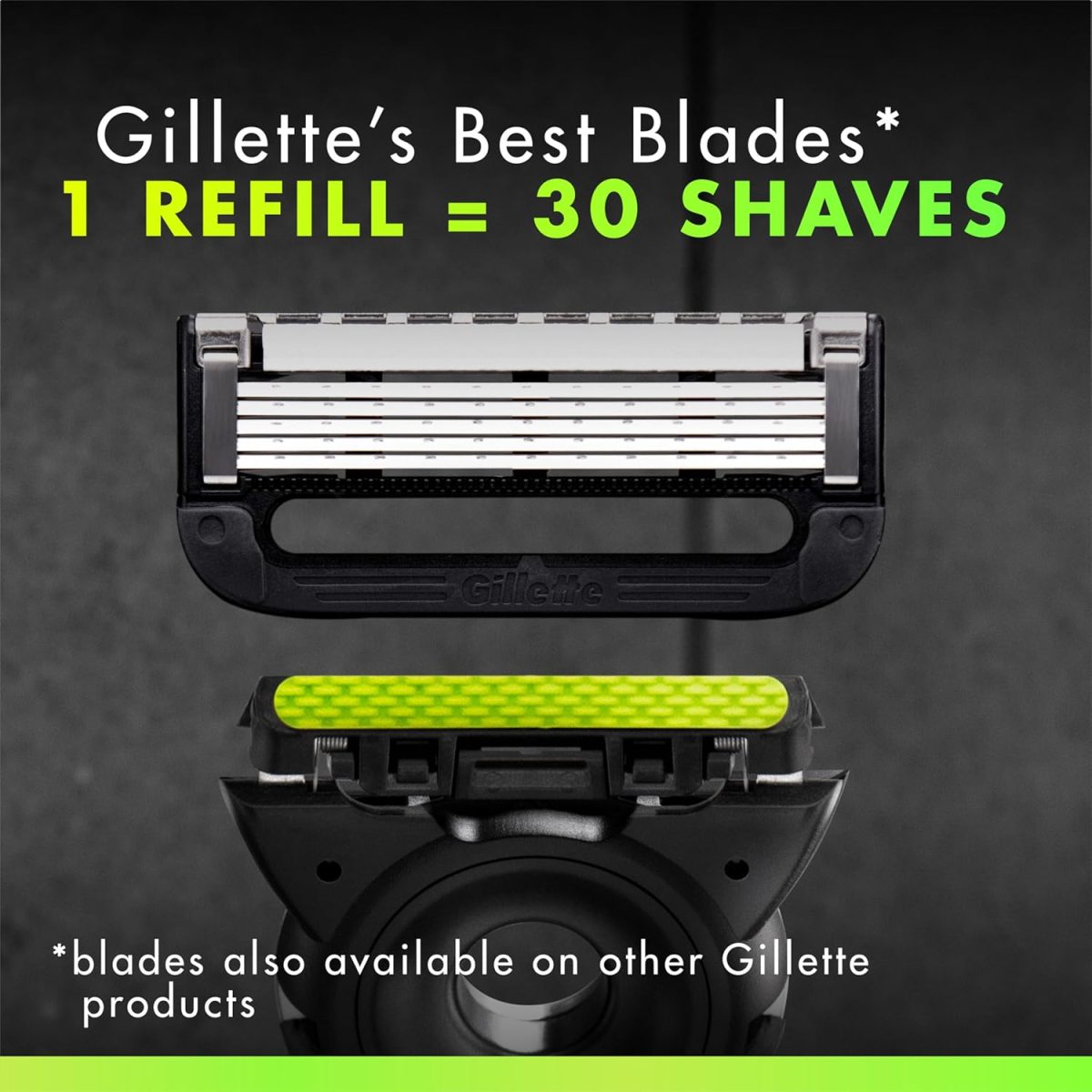⁦GilletteLabs With Exfoliating Bar Shaving Razor For Men, 1 Handle, 3 Blade Refills, Includes Travel Case for Convenient Storage On The Go⁩ - الصورة ⁦7⁩