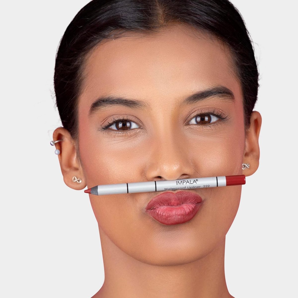 ⁦IMPALA | Creamy Waterproof Lip Pencil Mauve Nude Color 209 | Permanent Lip Liner | Waterproof Lip Pencil | Long-lasting Lip Liner | Volumizing Effect⁩ - الصورة ⁦7⁩