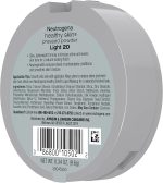 ⁦Neutrogena Healthy Skin Pressed Makeup Powder Compact with Antioxidants & Pro Vitamin B5, Evens Skin Tone, Minimizes Shine & Conditions Skin, Light 20,.34 oz⁩ - الصورة ⁦12⁩