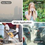 ⁦Tondiamo 100 Pieces Nose Plug Filter Disposable Nose Filter Sponge for Women Men Sunless Spray Tanning Outdoor Dust Construction Areas(Black)⁩ - الصورة ⁦5⁩