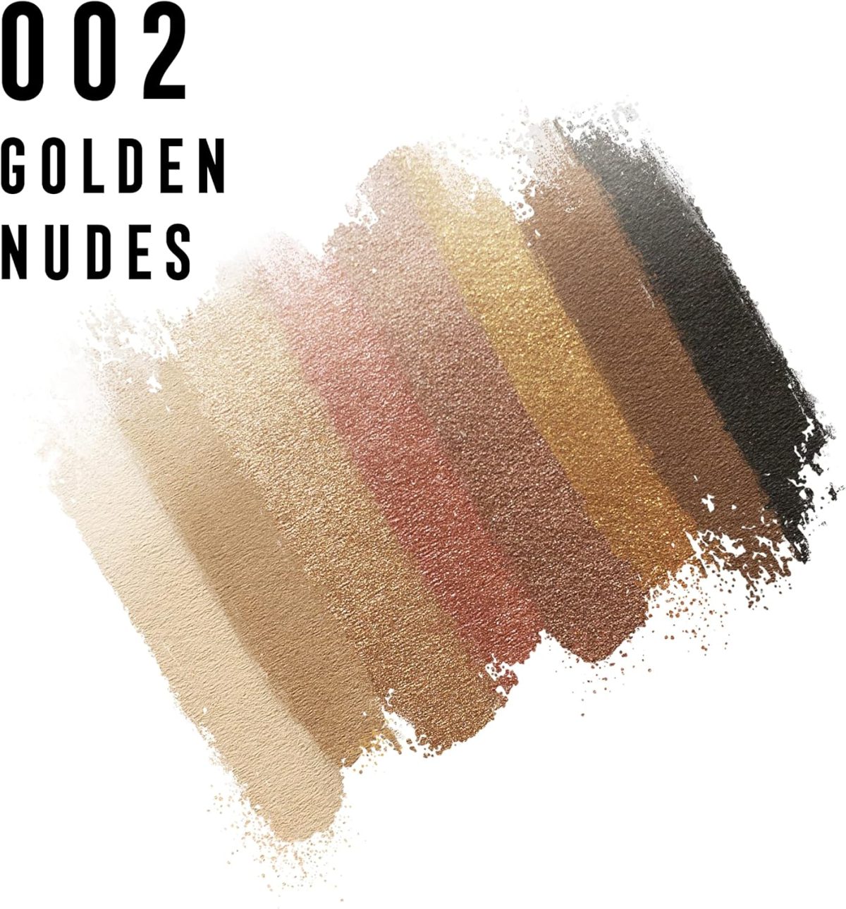⁦Max Factor Masterpiece Nude Palette, Contouring Eye Shadows, Golden Nudes⁩ - الصورة ⁦3⁩
