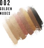 ⁦Max Factor Masterpiece Nude Palette, Contouring Eye Shadows, Golden Nudes⁩ - الصورة ⁦3⁩
