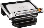 TEFAL OPTIGRILL+ | Indoor Electric Grilling | 6 Automatic Programs + Manual Mode With 4 Temperature Settings | Removable plates and juice tray | 2000W | Stainless Steel | 2 Years Warranty | GC712D28