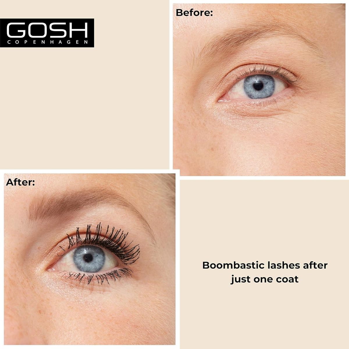 ⁦GOSH Cosmetics - Mascara Boombastic Copenhagen (13 ml)⁩ - الصورة ⁦3⁩