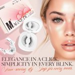⁦LASHVIEW Magnetic Eyelashes Natural Look, 1 Pair Reusable Magnetic Eyelashes with Applicator, No Glue Needed Magnetic Eyelashes Magnetic Lashes Kit, Easy to Wear and Remove (02)⁩ - الصورة ⁦8⁩