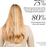 ⁦Tangle Teezer | The Large The Ultimate Detangler Hairbrush | Perfect for Long, Thick, Curly & Textured Hair | Two-Tiered Teeth for Gentle Detangling | Reduces Breakage| Ergonomic Handle | Marine Teal⁩ - الصورة ⁦6⁩