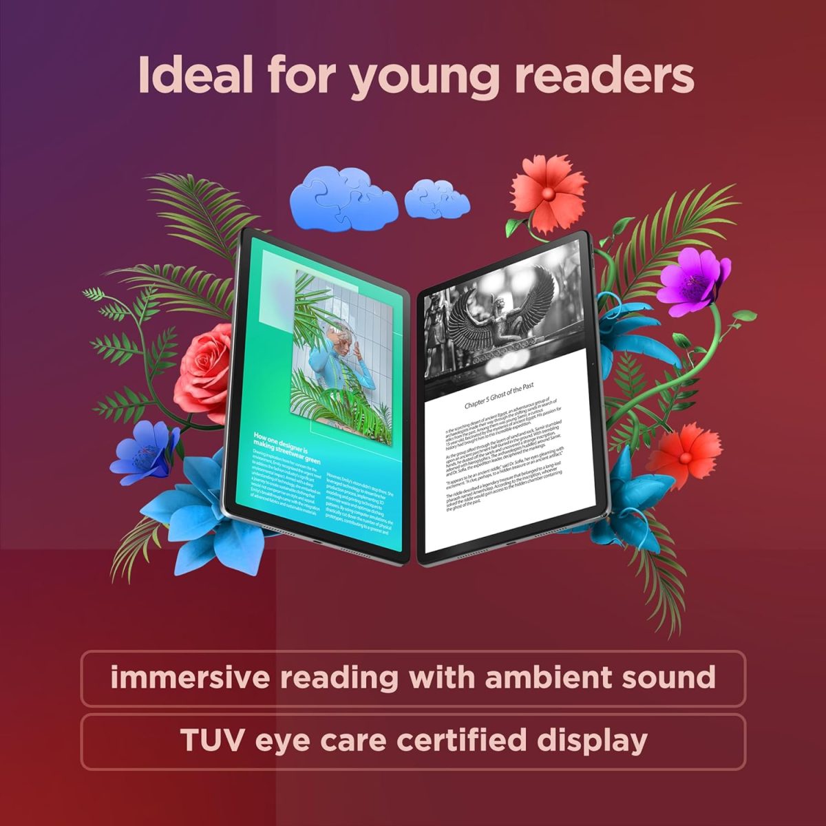 ⁦تابلت تاب ام 11 أندرويد، شاشة 11 بوصة FHD 1200p | 128 GB، قلم لينوفو تاب، واي فاي، ذاكرة RAM 4GB، لون رمادي لونا، مصمم للترفيه المحمول من لينوفو⁩ - الصورة ⁦7⁩