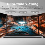 ⁦لينوفو لابتوب ايديا باد 3i بشاشة لمس FHD مقاس 15.6 انش ومعالج انتل i3-1115G4 وذاكرة RAM 8GB وSSD PCIe 256GB وبطاقة رسومات انتل UHD وكيبورد رقمية وكاميرا HD 720P وواي فاي 6 وويندوز 11، رمادي، بطاقة USB⁩ - الصورة ⁦3⁩