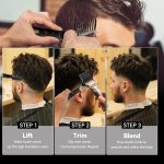 ⁦Blend Friend Professional Fade Comb Black Barber Hair Cutting Comb for Men & Boys, Self Haircut Tools for Fading & Blending, Salon or Home Use⁩ - الصورة ⁦4⁩