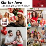 ⁦Katiluxiya 6Pcs Red Velvet Matte Lipstick Set, High Pigmented Long-Lasting Waterproof Lip Stick Lip,Moisturizing balms, Sheer tint, Shine & Glowy Finish,Stain Makeup Gift Sets. (02, color)⁩ - الصورة ⁦5⁩