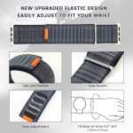⁦Zoye Trail Loop Nylon Band Compatible with Apple Watch Ultra 2/Ultra, Series 10-3, SE2/SE, 49mm-42mm, Men Women, Dark Blue, 49mm, Sports, Eco-Friendly, Hook And Loop⁩ - الصورة ⁦2⁩
