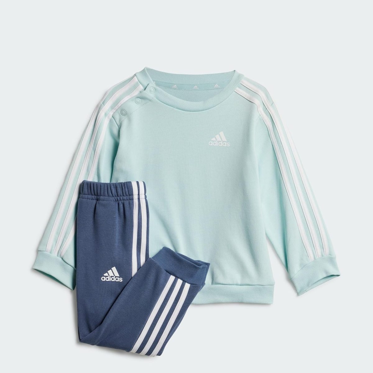 ⁦adidas Unisex Kids Essentials 3-Stripes Jogger Set Kids Suits⁩ - الصورة ⁦4⁩