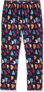 ⁦T2F Girls Cotton Printed Oversized Fit Crop Top and Pant Pajama Set⁩ - الصورة ⁦3⁩