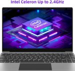 ⁦jumper Laptop, Laptop Computer with 365, 12GB RAM 512GB SSD, 14-inch FHD Display, Celeron N4000 CPU, Thin & Portable, 2.4/5G WiFi, BT4.0⁩ - الصورة ⁦3⁩