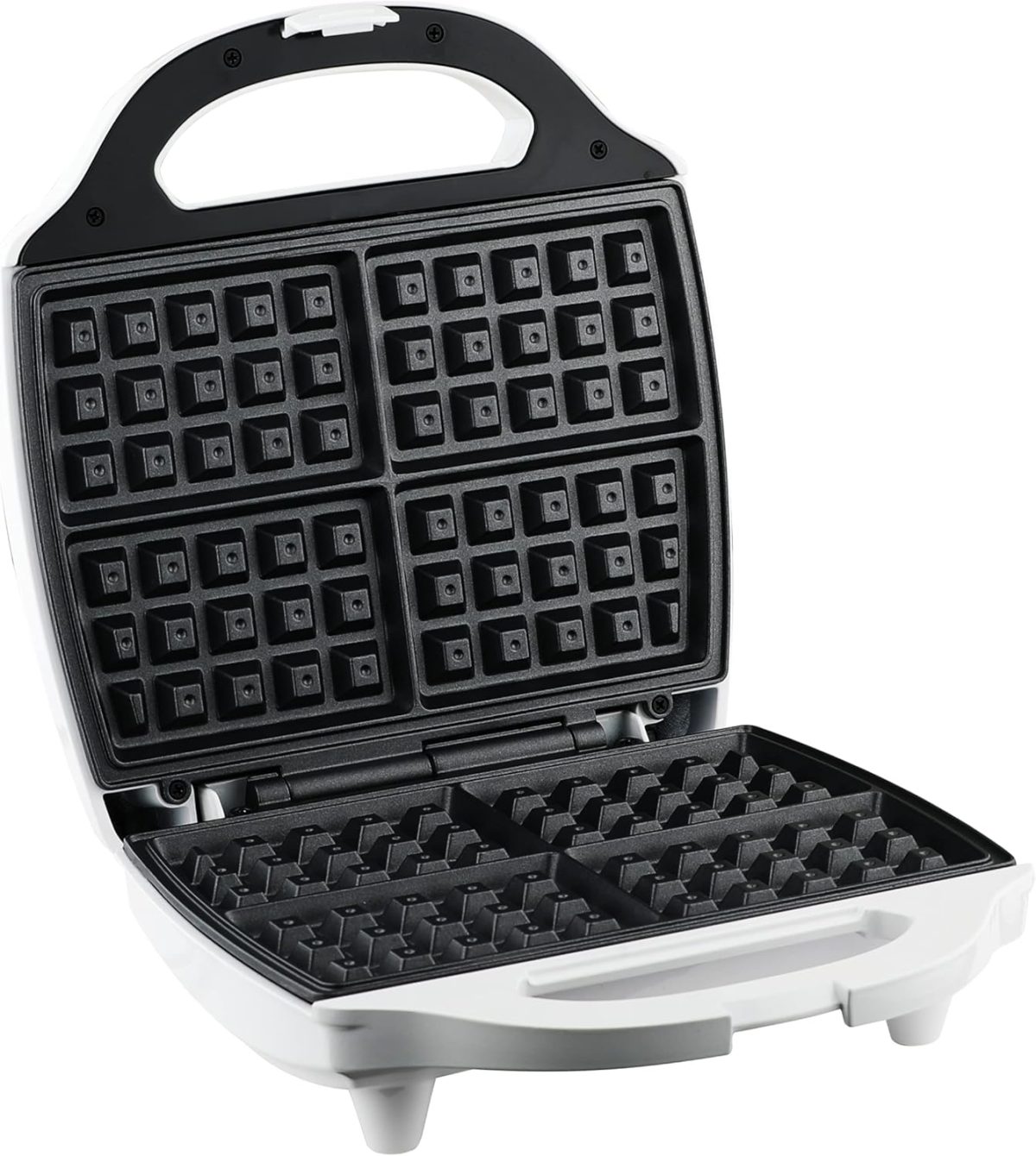 ⁦JANO 1400W Electric Waffle Maker, White, JN1366 2 Years warranty⁩ - الصورة ⁦4⁩