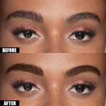⁦Cilrofelr Tattoo Peel Off Eyebrow Gel Tint, Semi Permanent Tattoo Brow Peel Off Tint Gel, Last Up to 3 Days, Waterproof, Transfer-proof, For Fuller & Defined Looking Brows, Dark Brown (2 Pack)⁩ - الصورة ⁦3⁩