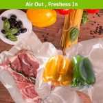 ⁦Prosight 100 Quart Size 8" x 10"Vacuum Sealer Bags,BPA Free Vacuum Seal Food Sealer Bags,Thick Embossed Food Storage Bag Great for Vac Storage, Meal Prep or Sous Vide (8" x 10")⁩ - الصورة ⁦5⁩