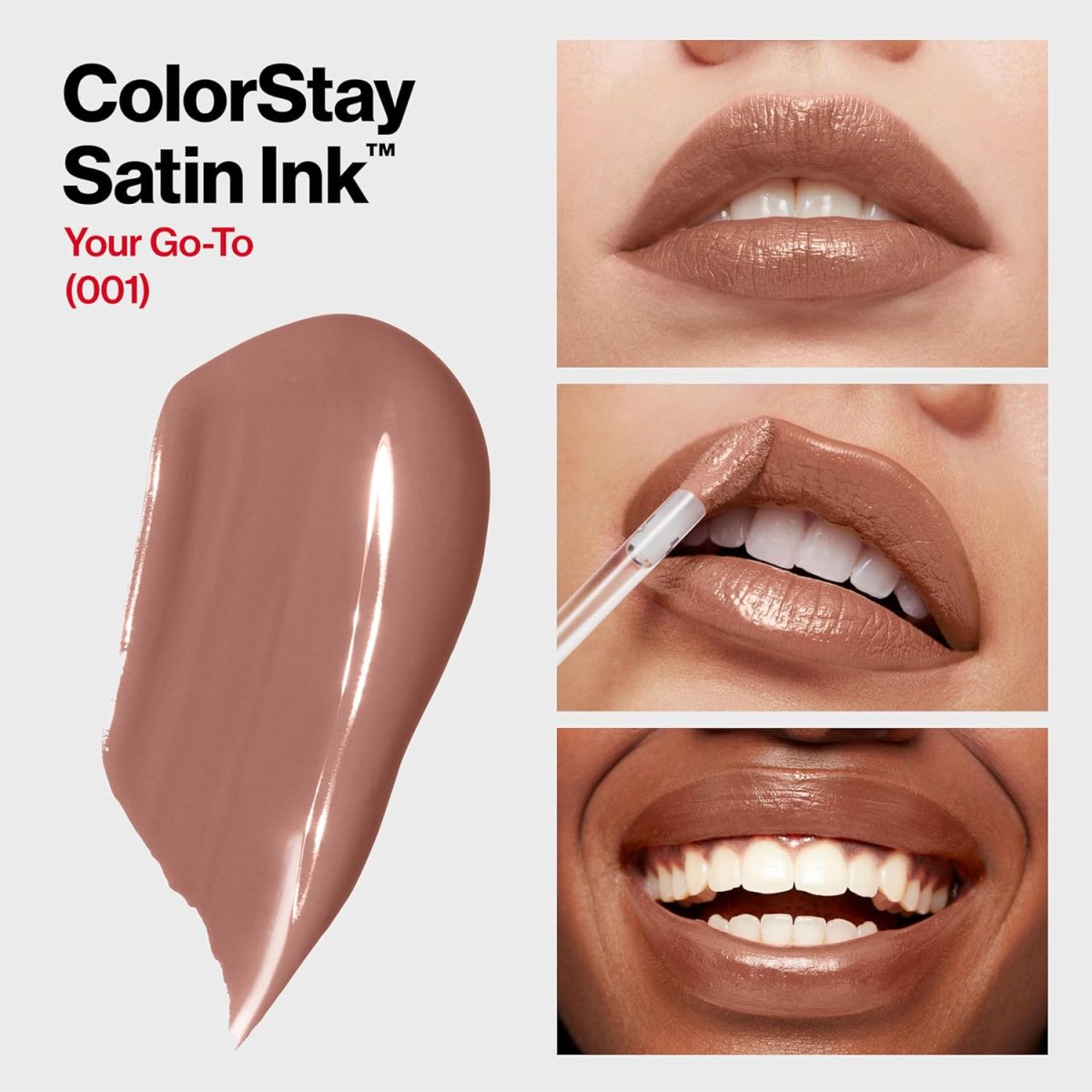 ⁦Revlon ColorStay Satin Ink Liquid Lipstick - Your Go To⁩ - الصورة ⁦2⁩