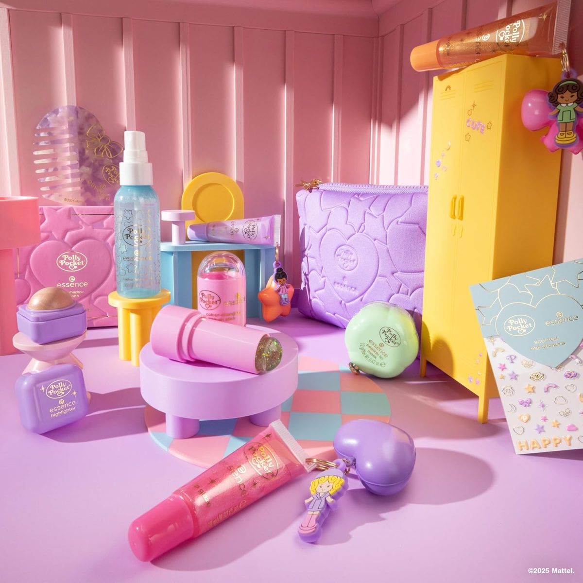 ⁦essence Polly Pocket Colour-Changing Blush Stick, No. 01, Pink, Colour Matching, Colouring Effect, Natural, Vegan, Oil-Free, Paraben-Free, No Microplastic Particles, Pack of 1 (5.2 g)⁩ - الصورة ⁦6⁩