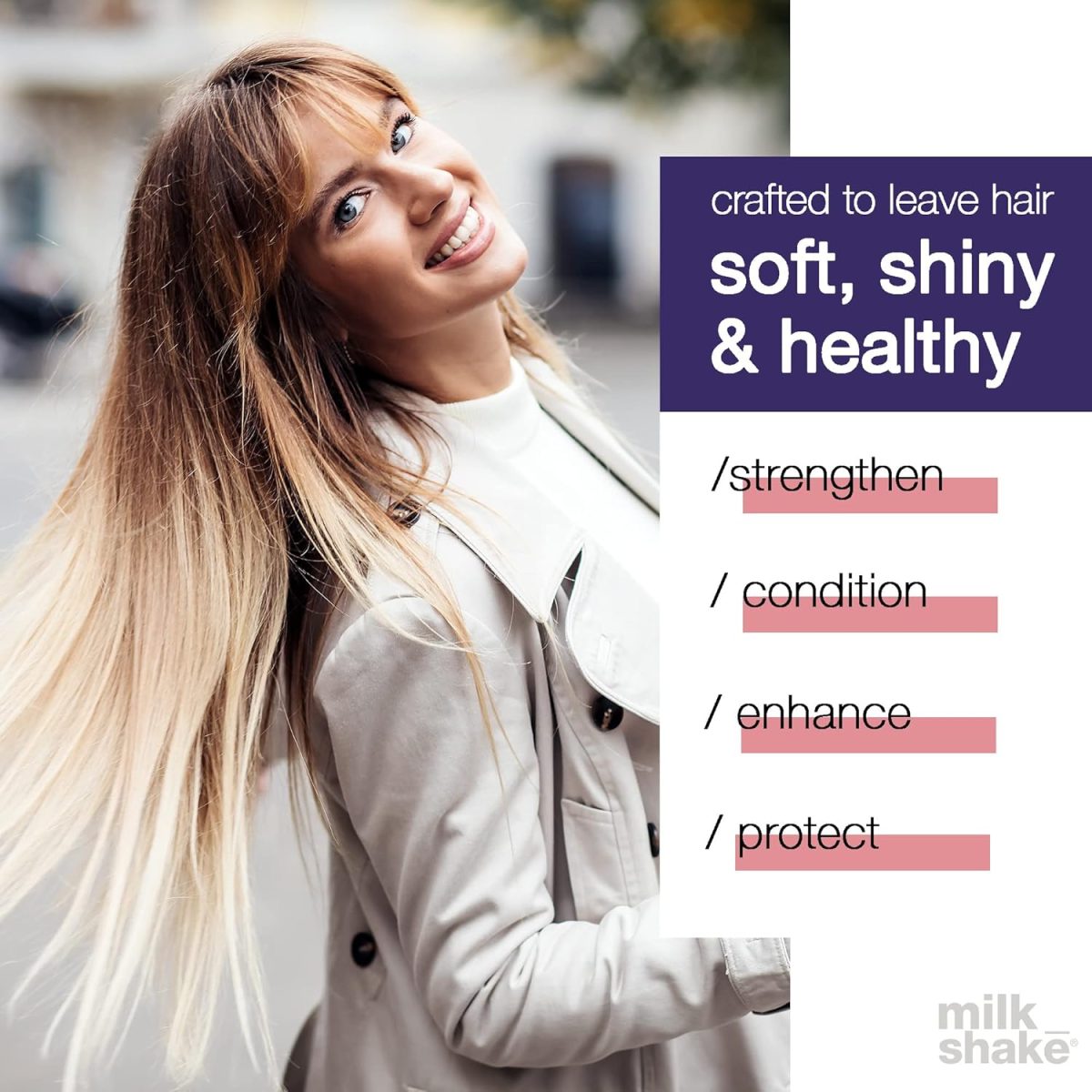⁦milk_shake Silver Shine Whipped Cream No-Rinse Creamy Conditioning Foam, 6.8 Fl Oz⁩ - الصورة ⁦3⁩