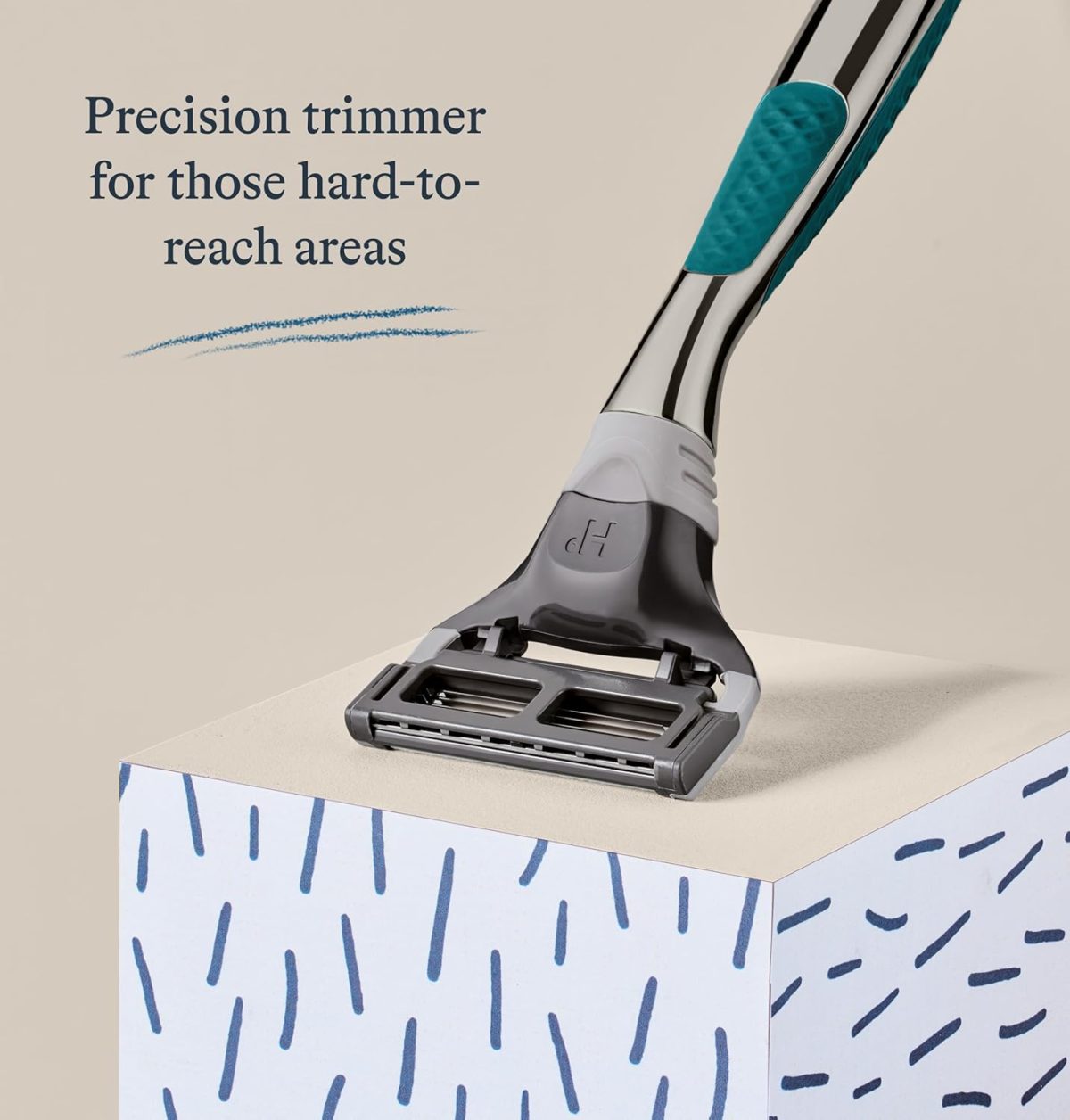 ⁦Harry's Razors for Men - Winston Razor: 5 Blade Razor with Lubricating Strip & Precision Trimmer and 1 Razor Blade Refill⁩ - الصورة ⁦6⁩