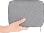 ⁦NALACAL Watch Band Storage Organizer Bag - Waterproof Case for Smart Watch Straps and Accessories, Compatible with All Watch Bands, Portable Carrying Case (Grey)⁩ - الصورة ⁦6⁩