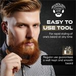 ⁦بير ديليزدر مشط لحية طبيعي 100% بوق الجاموس، عدد 1⁩ - الصورة ⁦5⁩