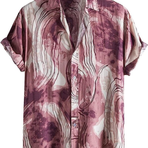 Leriya Fashion Men LF-MS-6059 Shirt for Men | Mens Casual Shirt | Men Stylish Shirt | Men Printed Shirt | Men's Regular Fit | Men Formal Shirt | Half Sleeve Shirt