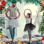 ⁦WLLHYF Girl Tutu Skirts,3Layers Tulle Sequin Star Ballet Dance Tutu Skirt Princess Christmas Skirt for Girl Toddler 2-8 Years⁩ - الصورة ⁦3⁩