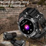 ⁦KASTWAVE Smart Watch with Earbuds, 1.52-inch AMDLED Touch Screen, 8763EW Chip, Smartwatch for Answer/Make Call, Bluetooth Message Notification, Sleep Monitor Sports Smart Watch⁩ - الصورة ⁦9⁩