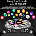 ⁦KASTWAVE Smart Watch with Earbuds, 1.52-inch AMDLED Touch Screen, 8763EW Chip, Smartwatch for Answer/Make Call, Bluetooth Message Notification, Sleep Monitor Sports Smart Watch⁩ - الصورة ⁦7⁩