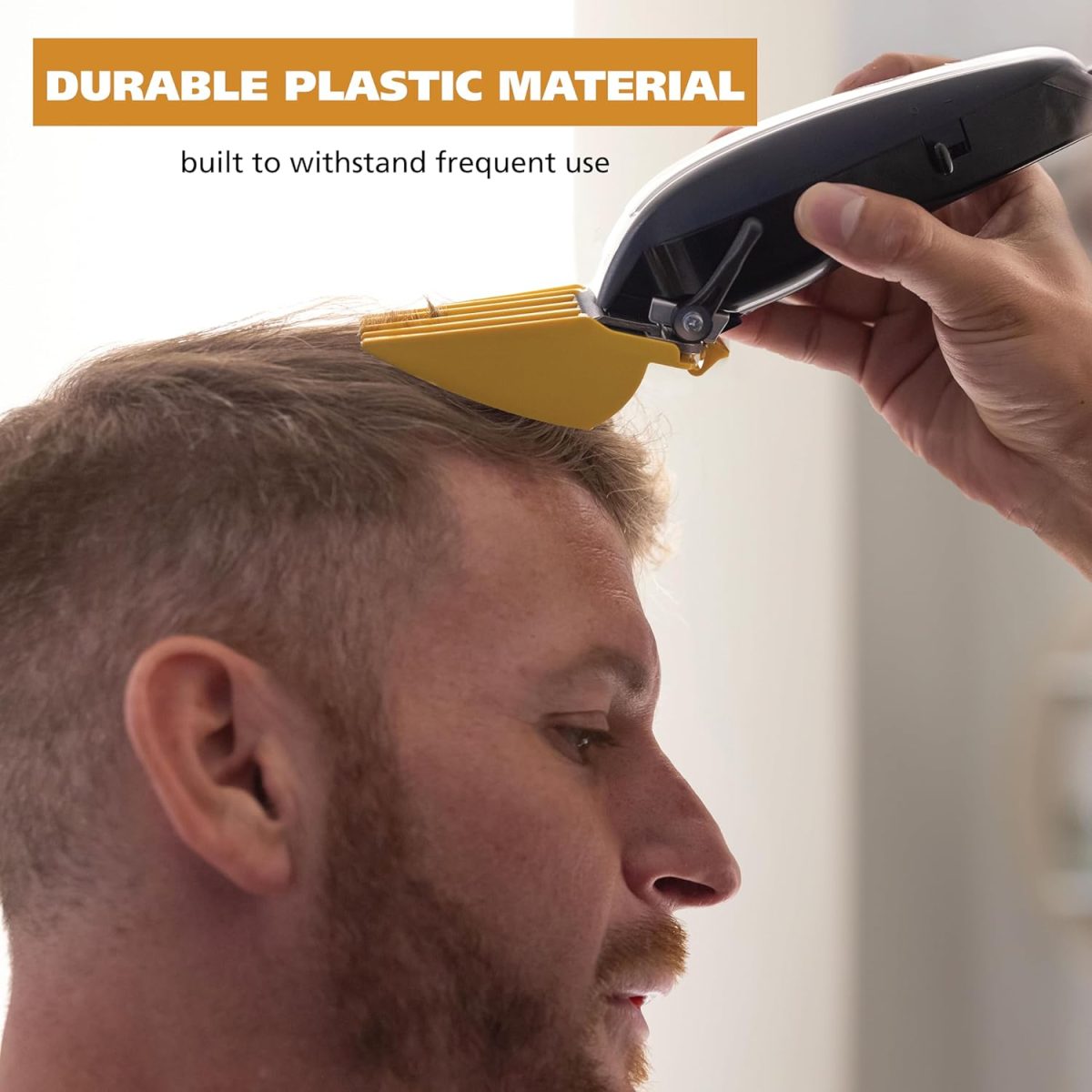 ⁦Wahl Hair Clipper Genuine Secure Fit Attachment Guard Set for Long Hair Styles and Fades, 2 Full Size Hair Clipper Guide Combs for Increased Cutting Performance - Model 3025025⁩ - الصورة ⁦7⁩