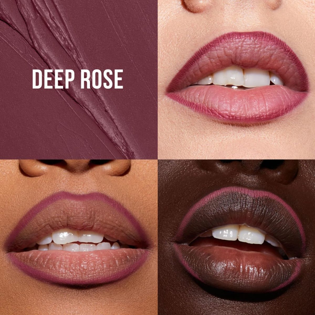 ⁦Huda Beauty Lip Contour 2.0 Automatic Matte Lip Pencil (Deep Rose)⁩ - الصورة ⁦2⁩