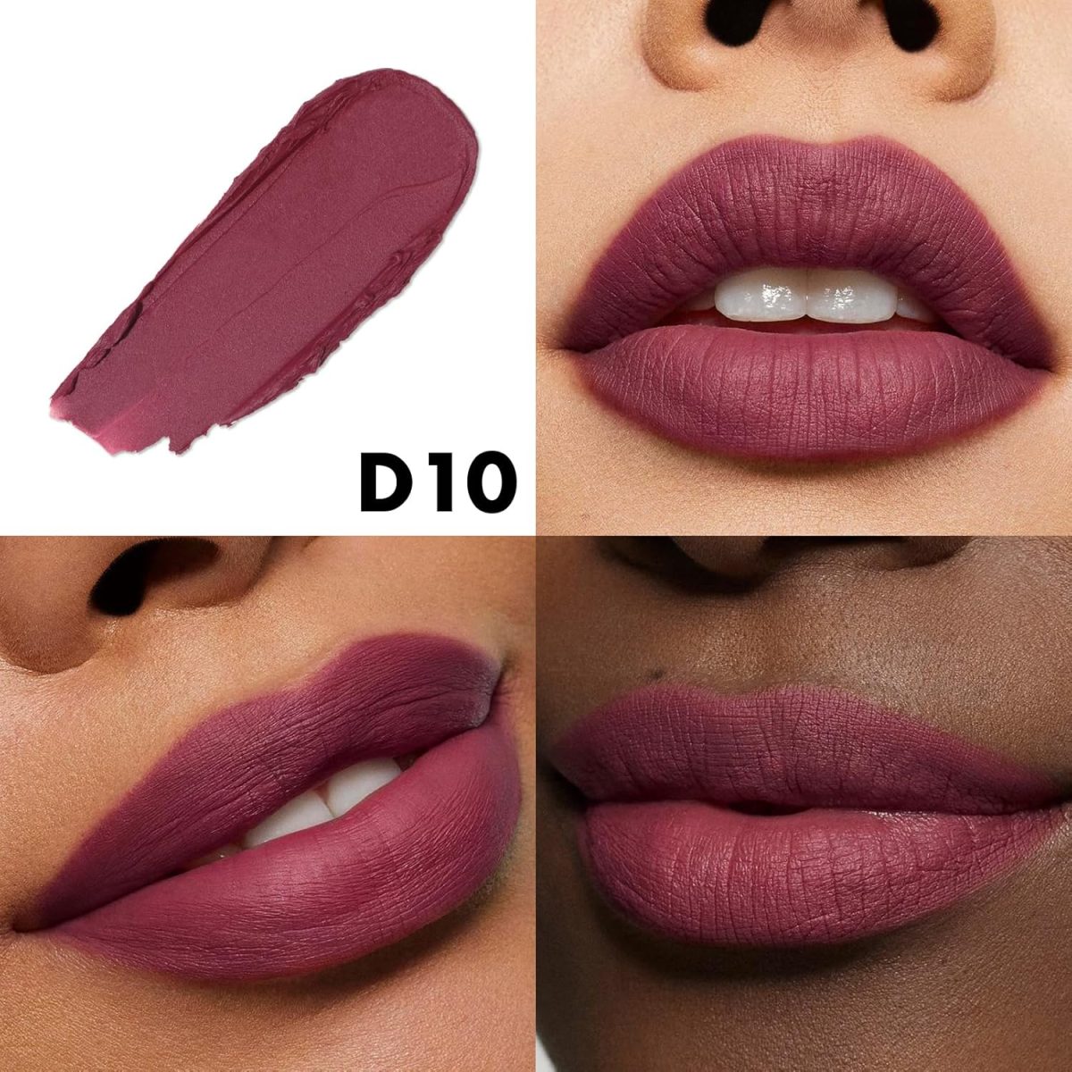 ⁦FOCALLURE Velvet-hazy Matte Cheek Lip Mud Dual-use For Lips And Cheek Lip Clay High Pigment Lipstick Blush Lasting Lip Tint⁩ - الصورة ⁦2⁩