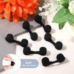 ⁦Tondiamo 100 Pieces Nose Plug Filter Disposable Nose Filter Sponge for Women Men Sunless Spray Tanning Outdoor Dust Construction Areas(Black)⁩ - الصورة ⁦4⁩