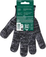 ⁦EcoTools Charcoal Infused Bath & Shower Gloves, Cleansing For Whole Body, Self-Tan Prep & Removal, Exfoliating, Detoxifying & Purifying, Recycled Netting, Eco-Friendly, Vegan, 1 Pair, 2 Gloves Total⁩ - الصورة ⁦9⁩