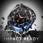 ⁦Metal Case for Samsung Galaxy Watch Ultra 47mm (2024/2025), Rugged 316L Stainless Steel Protective Bezel with Ceramic Back Cover, Shockproof Bumper, Full Body Armor, Multiple Colors⁩ - الصورة ⁦3⁩