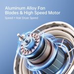 ⁦JISULIFE Portable Handheld Turbo Fan, 100 Speeds Adjustable Mini Personal Fan, 9000mAh USB Rechargeable Fan Battery Operated, LED Display, Metal Shell with Accessories Gifts for Men Women Travel-Brown⁩ - الصورة ⁦2⁩