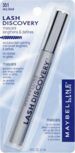 ⁦Maybelline New York Lash Discovery Washable Mascara, Very Black, 0.16 Fluid Ounce⁩ - الصورة ⁦2⁩