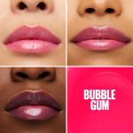 ⁦Maybelline New York - Moisturizing Lip Gloss & Instant Shine - Enriched with Hyaluronic Acid - Non-sticky - Lifter Gloss Candy Drop - Shade : Bubble Gum (24) - 5 ml⁩ - الصورة ⁦3⁩