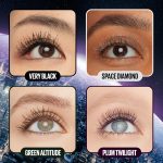 ⁦Maybelline Lash Sensational Sky High Washable Mascara Makeup, Volumizing, Lengthening, Defining, Curling, Multiplying, Buildable Formula, Blackest Black, 1 Count⁩ - الصورة ⁦5⁩