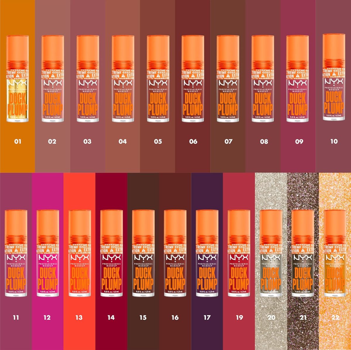 ⁦Nyx Professional Makeup Transparent Volumizing Gloss Orange Subtone⁩ - الصورة ⁦6⁩