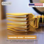 ⁦Wahl Hair Clipper Genuine Secure Fit Attachment Guard Set for Long Hair Styles and Fades, 2 Full Size Hair Clipper Guide Combs for Increased Cutting Performance - Model 3025025⁩ - الصورة ⁦6⁩