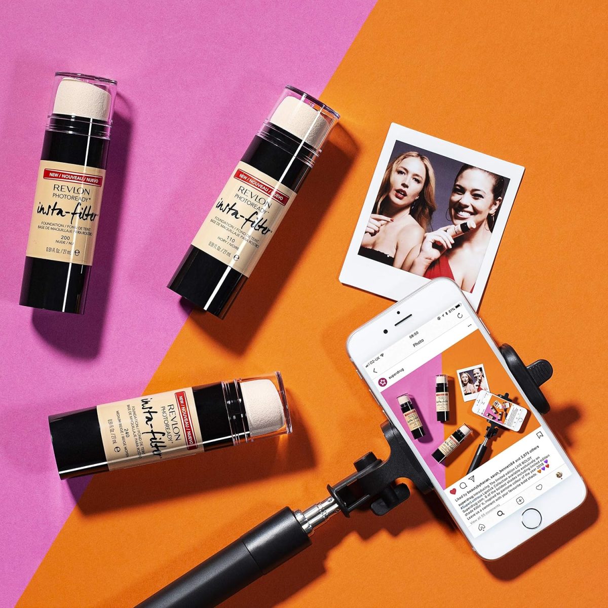 ⁦Revlon Photoready Insta-Filter foundation NUDE 200⁩ - الصورة ⁦3⁩