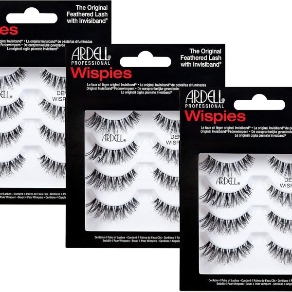 ARDELL Professional Natural Multipack - Demi Wispies Black by Ardell, Pack of 3