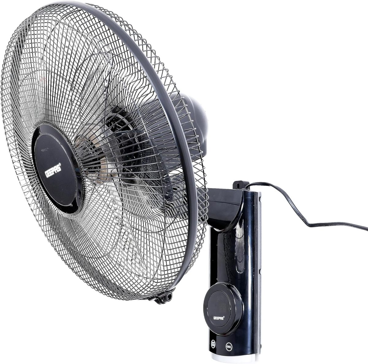 ⁦Geepas 16 Inch Wall Fan, Black, Gf9479N⁩ - الصورة ⁦2⁩