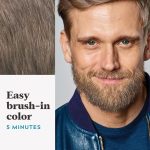 ⁦Just For Men Mustache & Beard, Beard Dye for Men with Brush Included for Easy Application, With Biotin Aloe and Coconut Oil for Healthy Facial Hair - Light Brown, M-25, Pack of 1⁩ - الصورة ⁦4⁩