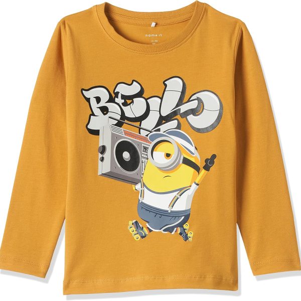 name it Boy's Minions Long-Sleeve T-Shirt